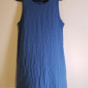 Blue tank top dress